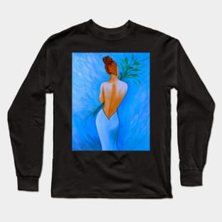 "Blue Lady" Long Sleeve T-Shirt